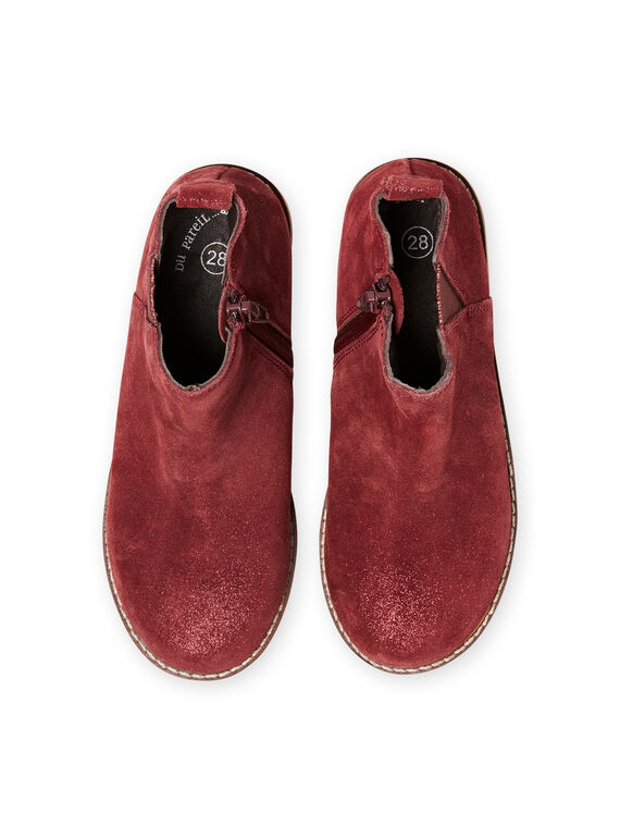 Botins cor-de-vinho menina MABOOTVIN / 21XK3573D0D719