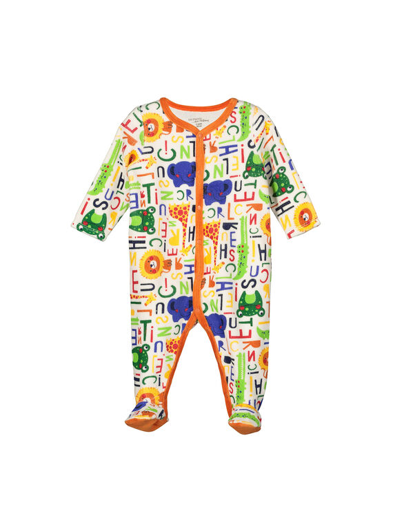 Babygro de veludo menino FEGAGREGRE / 19SH1448GRE099