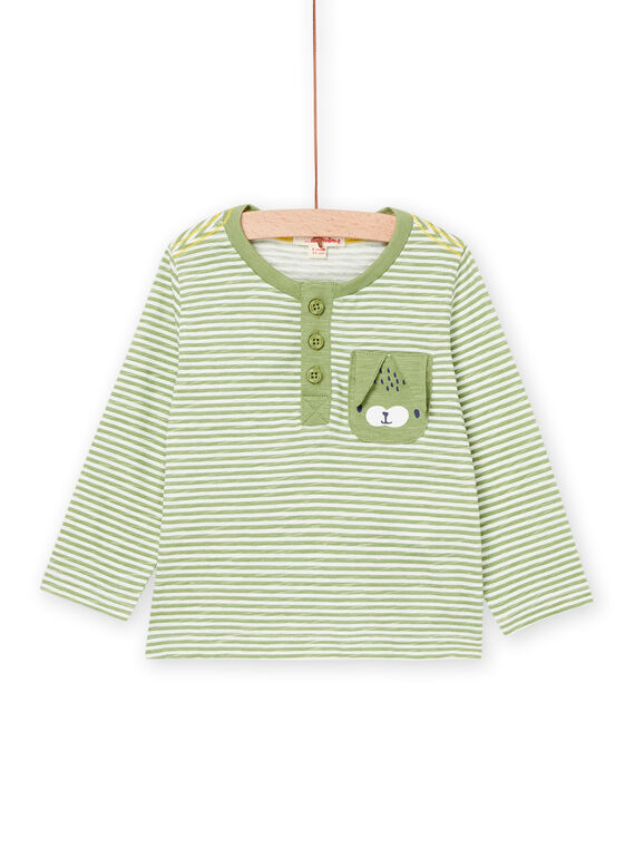 T-shirt tunisina às riscas bicolor PUJOTUN2 / 22WG10D1TML626