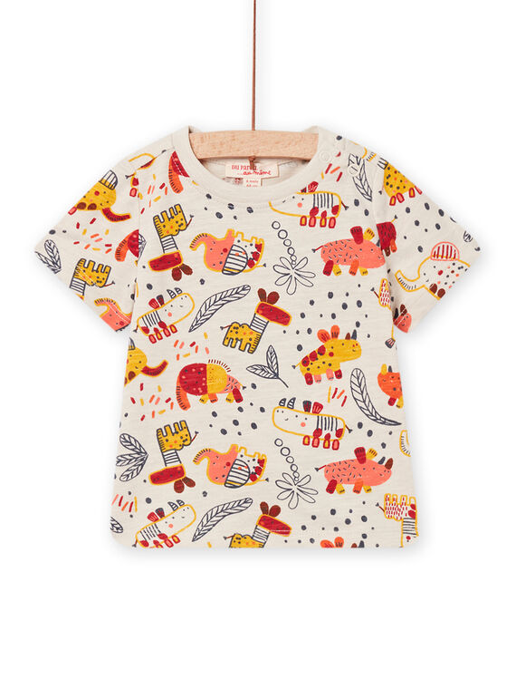 T-shirt de mangas curtas bebé menino NUFLATI1 / 22SG10R2TMC009