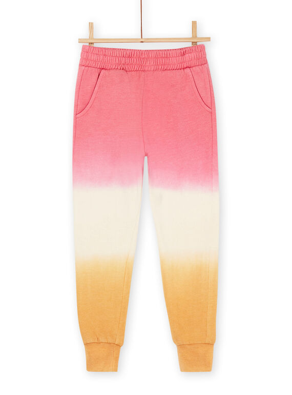 Calças de fato de treino rosa, branco e laranja RADAYPANT2 / 23S901M1PAND332