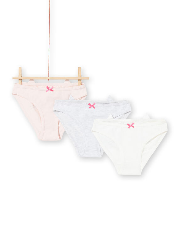 Pack de 3 cuecas a condizer com padrão gato menina MEFALOTCHA / 21WH11B6D5L001