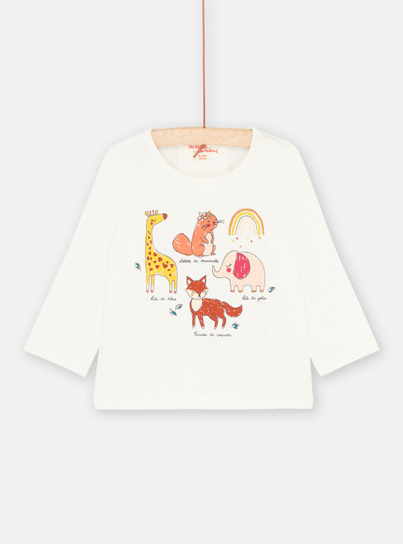 T-shirt cru de mangas compridas SICOUTEE / 23WG09L1TML001