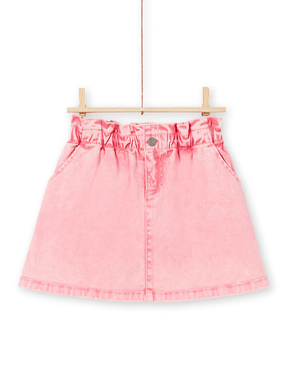 Saia de ganga rosa menina MAKAJUP1 / 21W901I1JUPD305