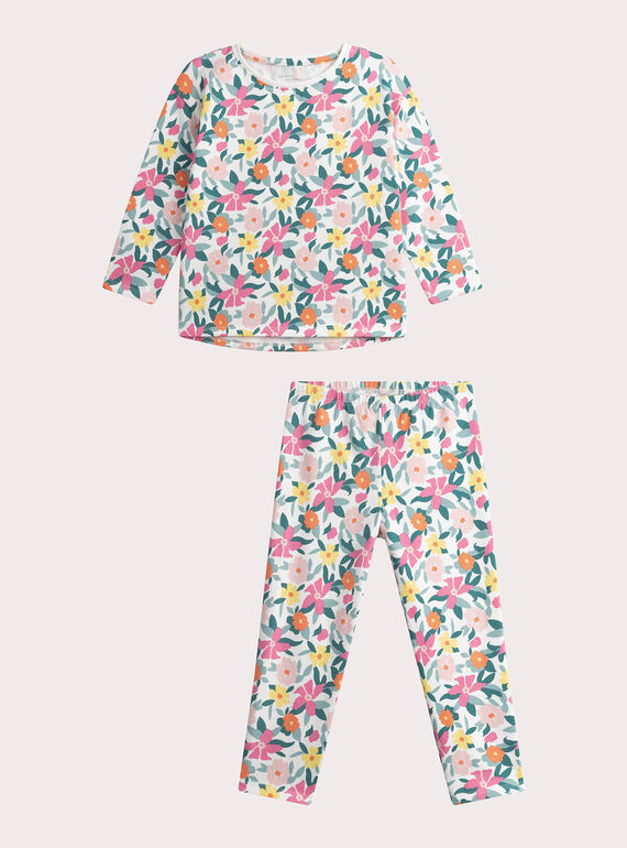 Pijama com estampado cru para menina WEFAPYJFLO / 25SH1193PYJ001