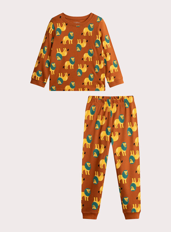 Pijama com estampa de leão para menino  VEGOPYJLION / 24WH1273PYJ817