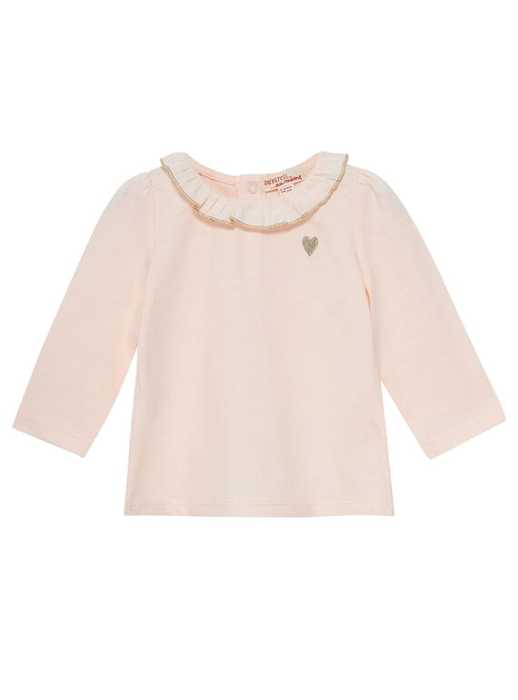 Camisola mangas compridas rosa pálido menina JIJOBRA2 / 20SG0943BRAD310