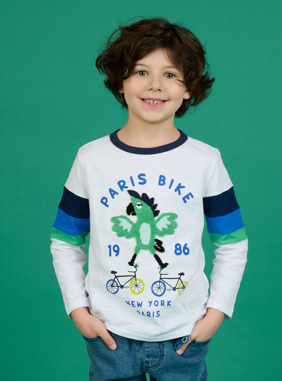 T-shirt com estampado bicicleta decorativo menino NOGATEE / 22S902O1TML000
