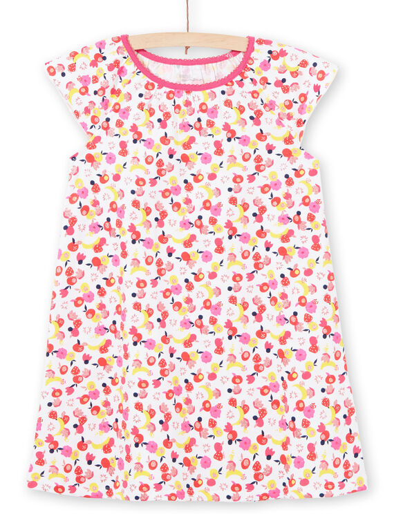 Camisa de dormir branca criança menina LEFACHUFRU / 21SH11C1CHN000