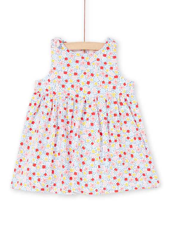 Vestido branco bebé menina LIPLAROB2 / 21SG09T2ROB000