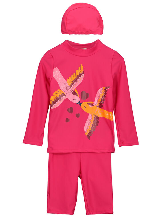 Conjunto três peças anti-UV menina FYAUVSETEX / 19SI01K1TUV304