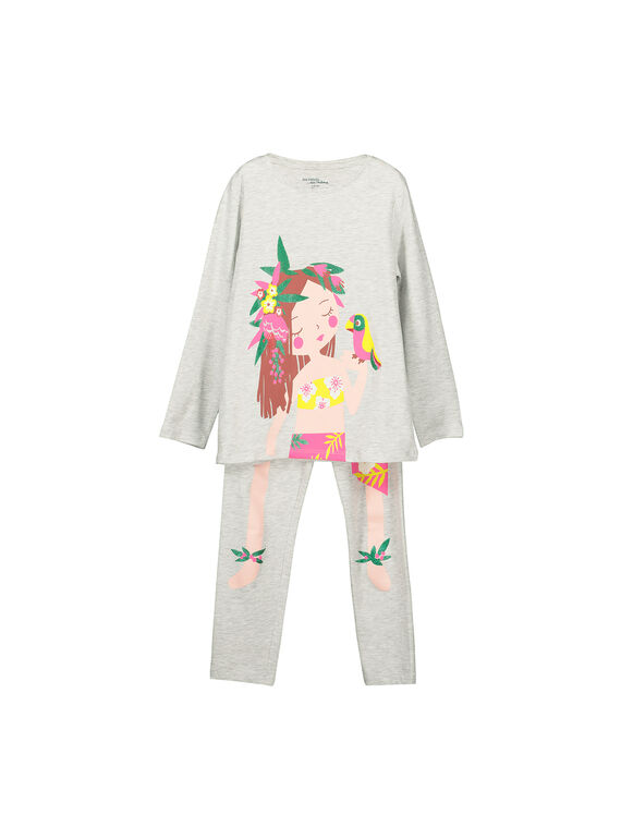 Pijama de algodão menina FEFAPYJTAH / 19SH1173PYG943