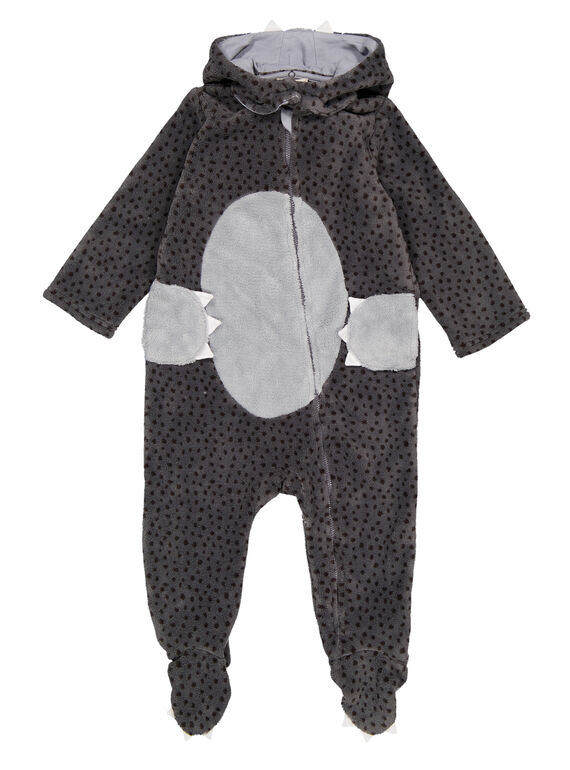 Sobrepijama lobo cinzento em soft boa menino GEGASURPYJ / 19WH14N1SPY929