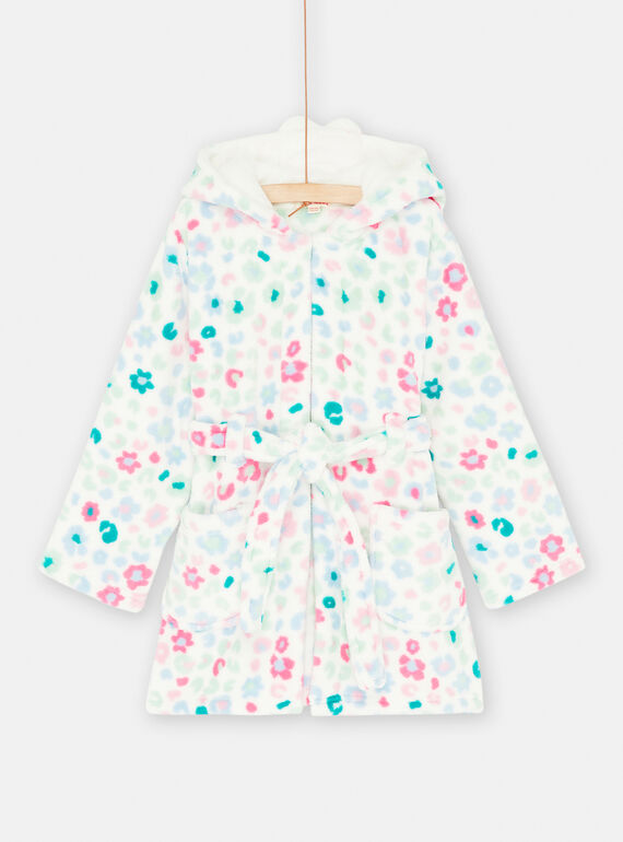 Robe cru com estampado florido menina SEFAROBFLO / 23WH1141RDC001