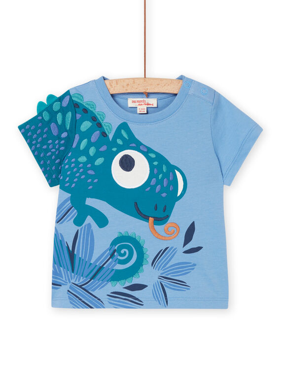 T-shirt de mangas curtas com animação dinossauros RUBALTI2 / 23SG10W2TMC020