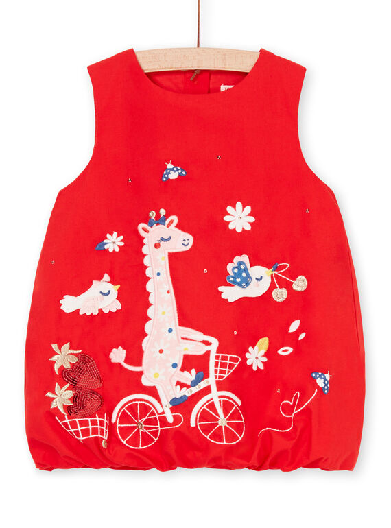 Camisola vermelha bebé menina LICANROB4 / 21SG09M2ROBF505