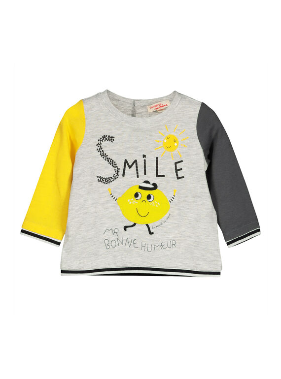 T-shirt de mangas compridas bebé menino FULITEE1 / 19SG1021TMLJ906