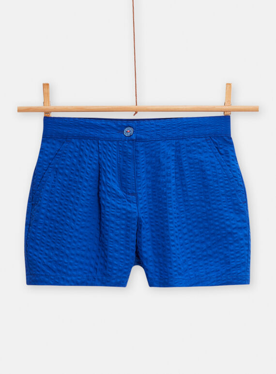 Calções azul menina TAPASHORT / 24S90121SHOC207