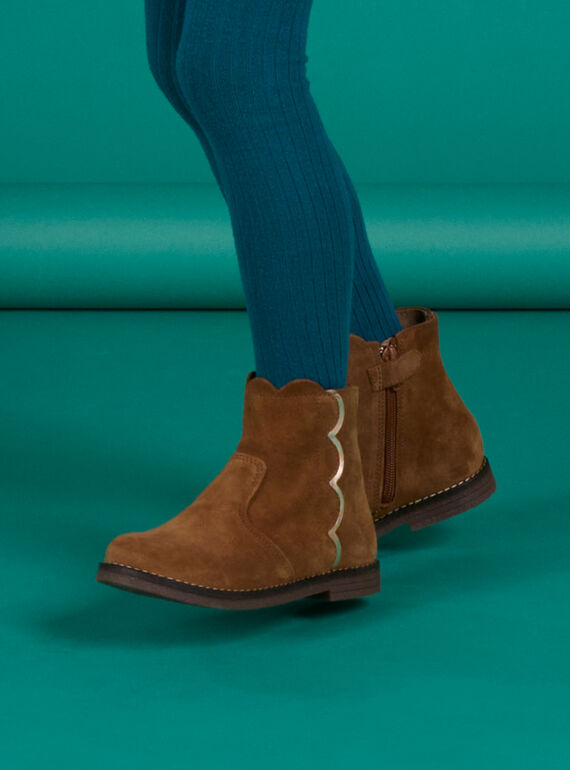 Boots em raspa de couro PABOOTCROC / 22XK3581D48804