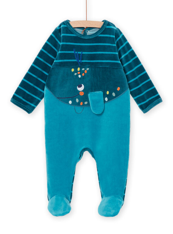 Babygro com estampado às riscas e animação baleia REGAGREBAL / 23SH14D1GREC240