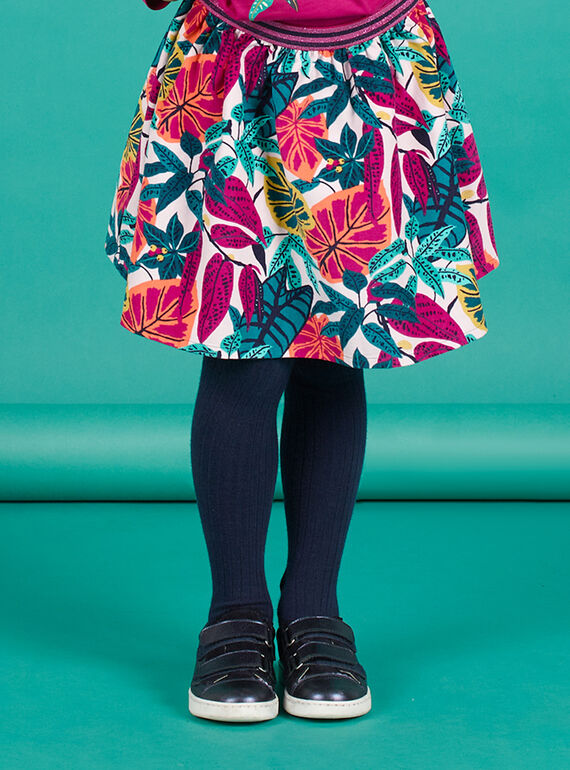 Saia reversível com estampado florido menina MATUJUP1 / 21W901K1JUPH705