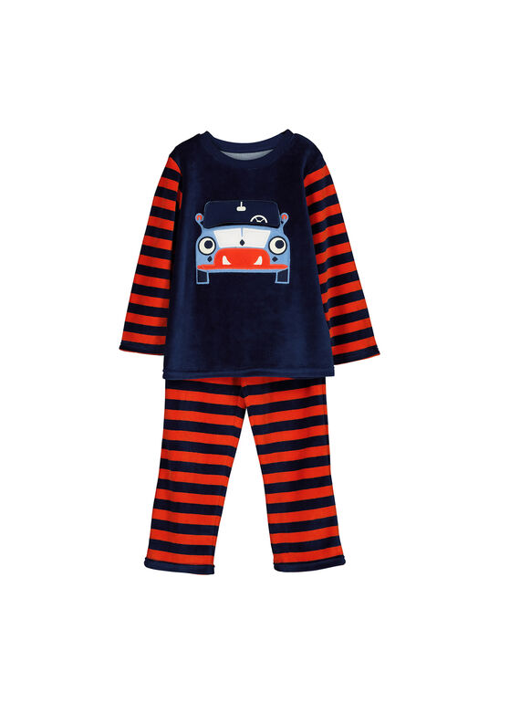 Pijama de veludo menino FEGOPYJVOI / 19SH1241PYJ070