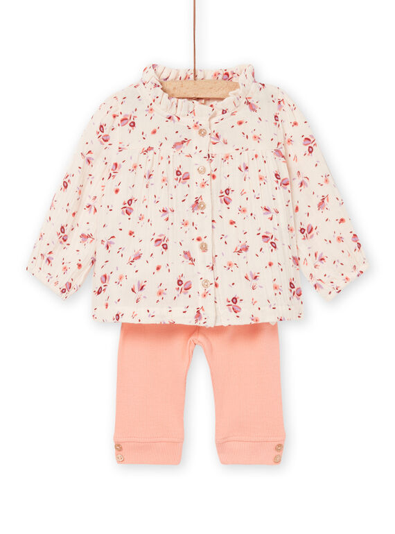 Blusa com estampado florido e leggings RISUNENS / 23SG09K1ENS301