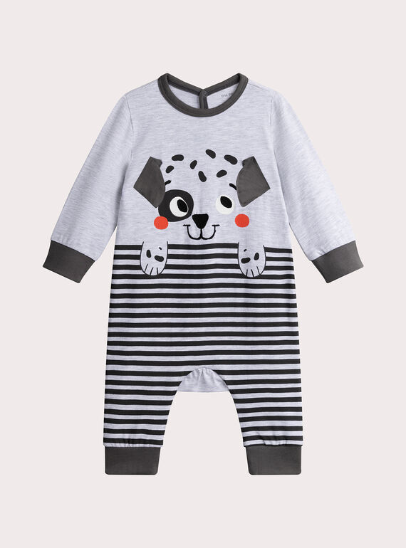 Macacão de animação de cachorro para bebê menino  VEGAGRECHIO / 24WH1471GREJ922