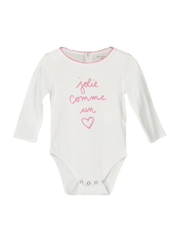 Body de mangas compridas menina FEFIBODBAL / 19SH1352BDL000