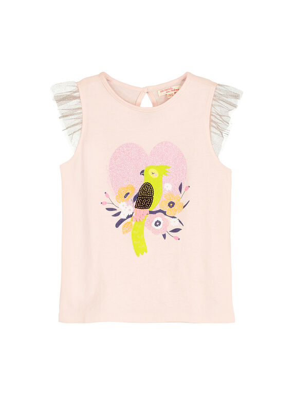 T-shirt Mangas Curtas Rosa FAPOTI1 / 19S901C2TMC307