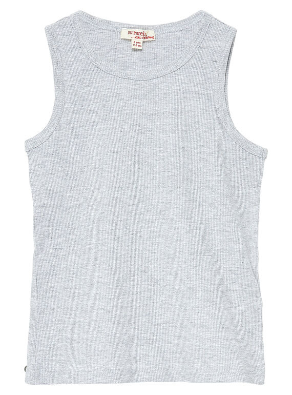 Camisola de alças menino cinzento mesclado JOESDEB3 / 20S90261D27J922