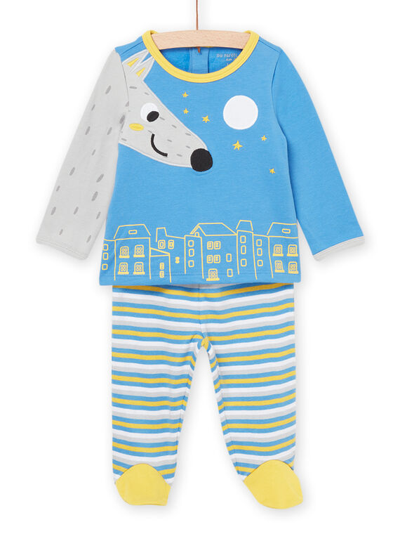 Conjunto de pijama com estampado lobo PEGAPYJLOU / 22WH1421PYJ201