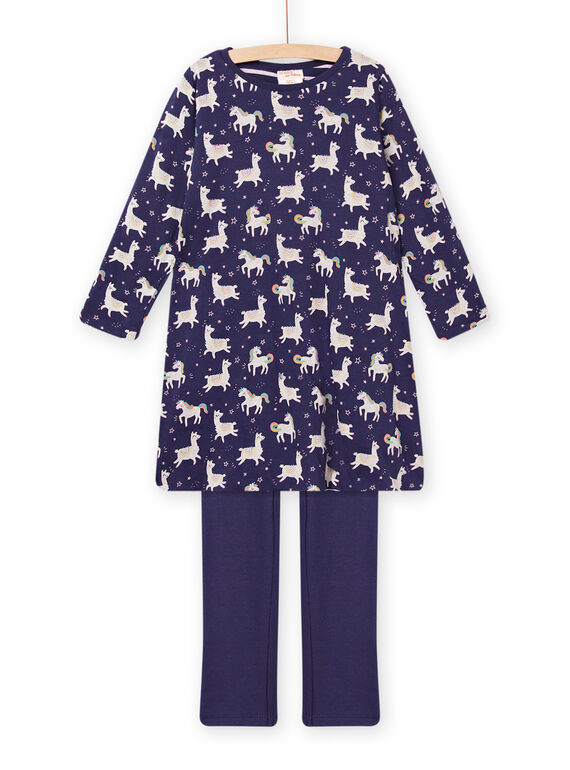 Conjunto pijama camisa de noite reversível e leggings menina MEFACHULAM / 21WH1191CHNC202
