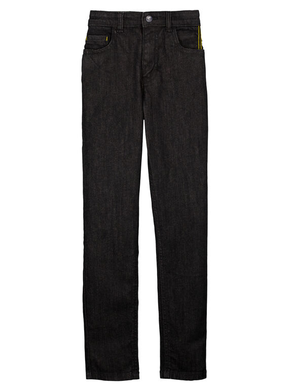 Calças de Ganga Preto Regular  GOJAUJEAN / 19W902H1JEAK005