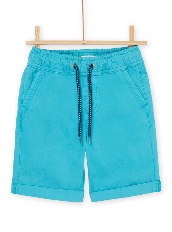 Bermudas turquesa em tela ROJOBERMU3 / 23S90291BER202