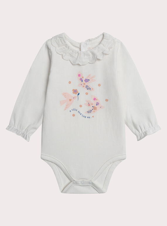 Body cru para bebé menina XIBLUBOD / 25WG09N1BOD001