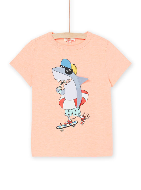 T-shirt de mangas curtas com padrão de tubarão ROEXOTI4 / 23S902V4TMCE411