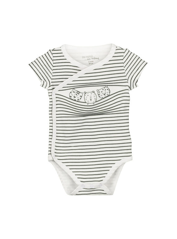 Body de mangas curtas bebé unissexo FOU2BOD3 / 19SF77J3BOD099