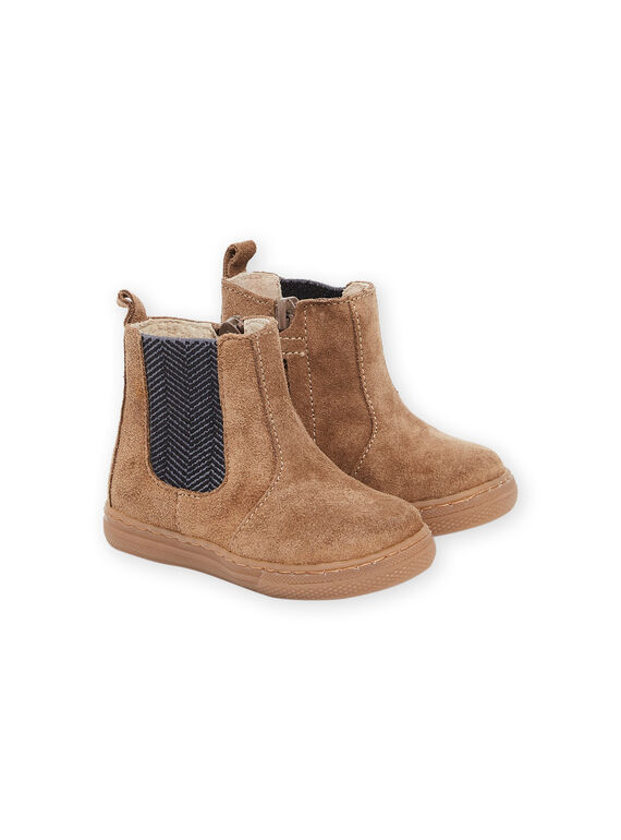 Chelsea boots em raspa de couro PUBOOTCHEL / 22XK3881D0D803