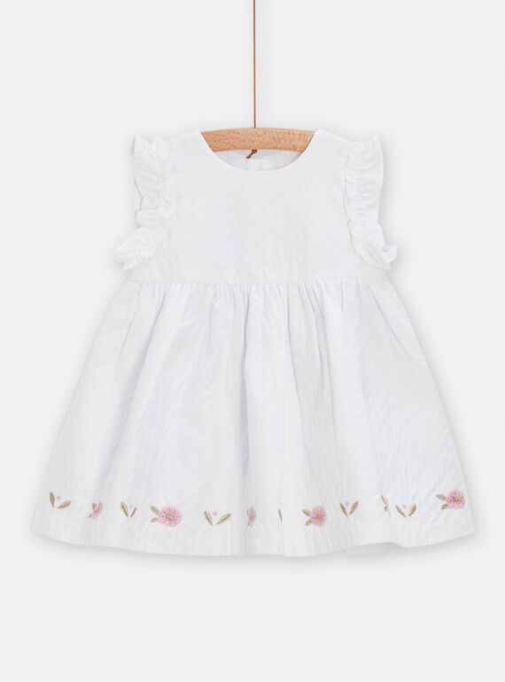 Vestido de cerimónia cru bebé menina TIPOROB2 / 24SG09M2ROB001