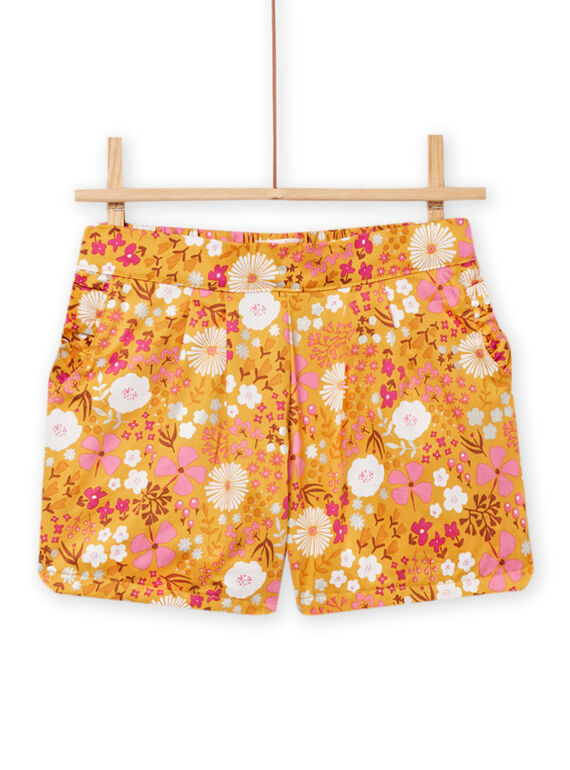 Calções amarelo-milho menina NABASHORT / 22S90111SHOB107