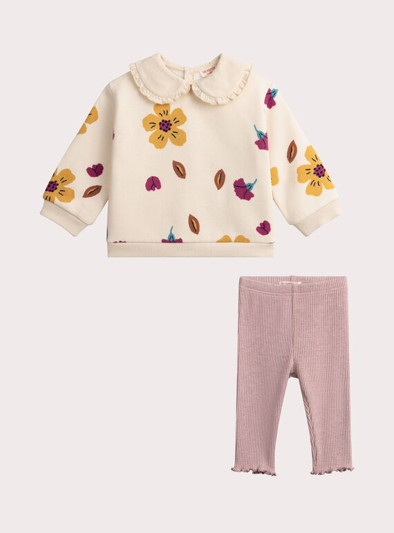 Conjunto de camisola e leggings para menina  VIBAENS / 24WG09Q1ENS311