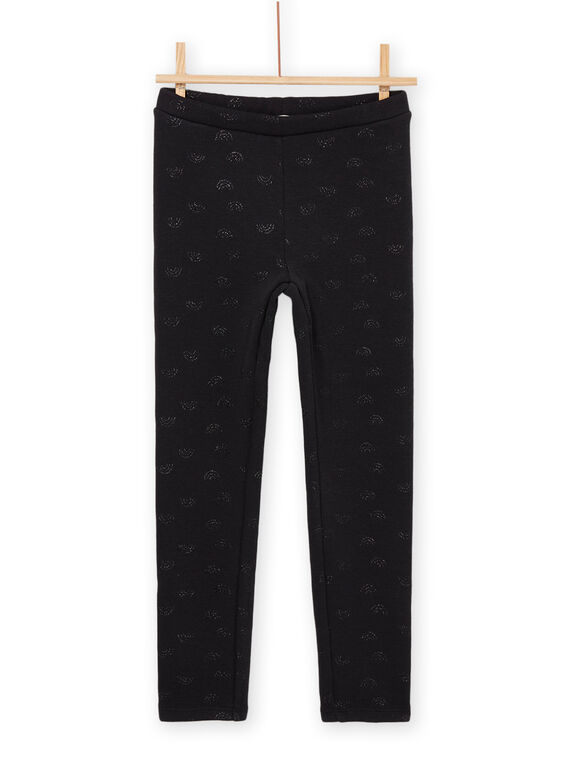 Leggings com estampado de arco-íris preto PAJOLEG5 / 22W901C5PAN090