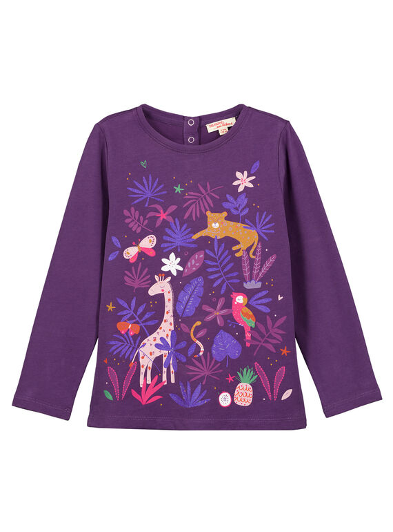T-shirt Mangas Compridas Violeta GAVIOTEE2 / 19W901R1TML708