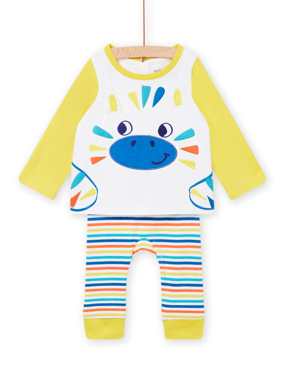 Pijama com padrões zebra bebé menino NEGAPYJTET / 22SH14H1PYJ000
