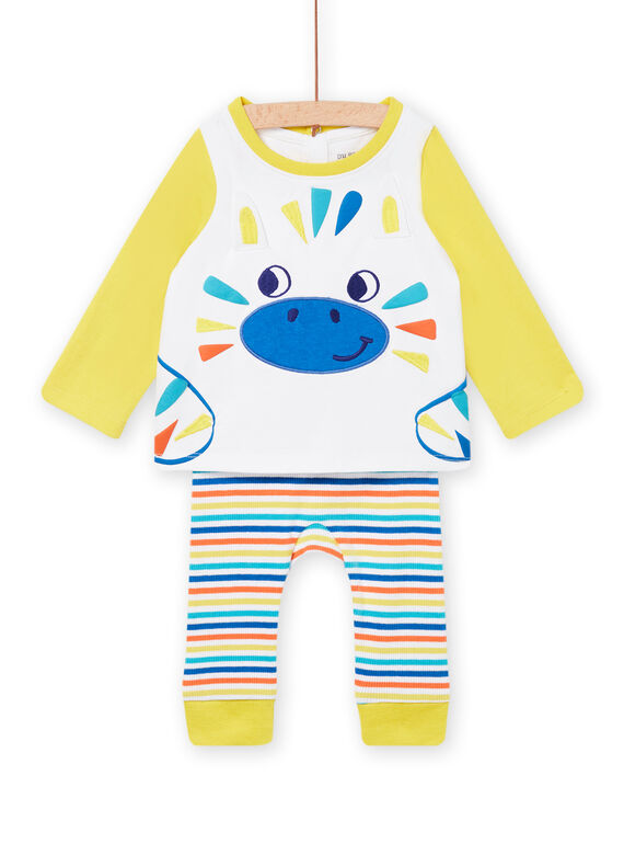 Pijama com padrões zebra bebé menino NEGAPYJTET / 22SH14H1PYJ000