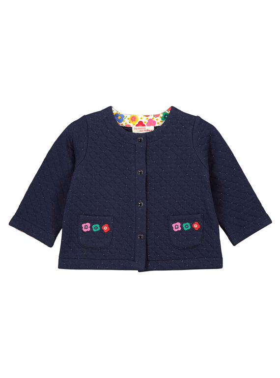 Casaco acolchoado brilhante bebé menina FICOCAR1 / 19SG0981CARC205
