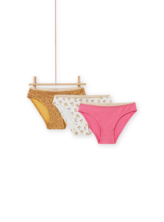 Pack de 3 cuecas a condizer menina MEFALOTSAU / 21WH11C2D5LB107