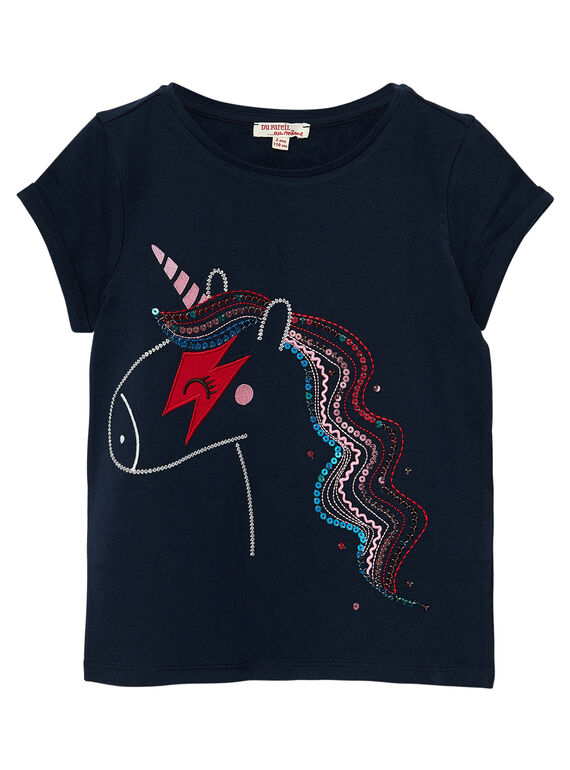 T-shirt Mangas Curtas Azul JAGRATI1 / 20S901E1TMCC243
