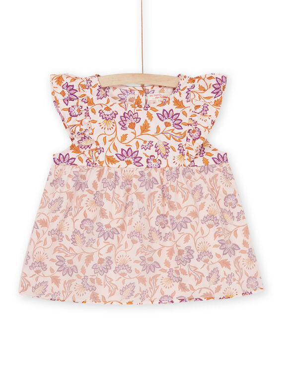 Blusa rosa com estampado flores exóticas RASOCHEM / 23S90121CHED322